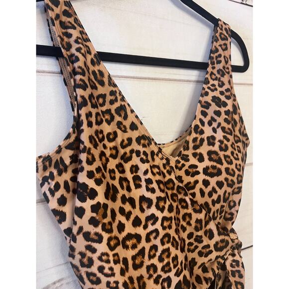 Summersalt Size 12 Swimsuit One-piece Animal Print Black - Picture 2 of 5